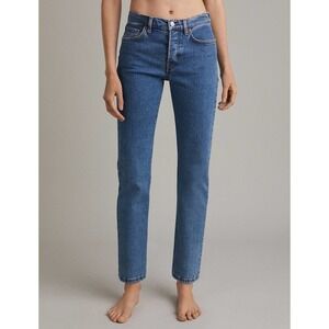 Jeanerica Mid Rise Straight Leg Denim JOrgsnic Cotton Jeans Size 29X32 NWOT